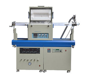 1200度單溫區(qū)四通道可調(diào)真空滑動管式爐