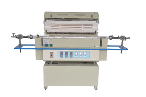 1200度三溫區(qū)轉(zhuǎn)動(dòng)管式爐